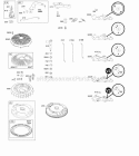 Controls Flywheel Governor Spring Diagram and Parts List for 44M777-0139-B1  Briggs and Stratton Engine